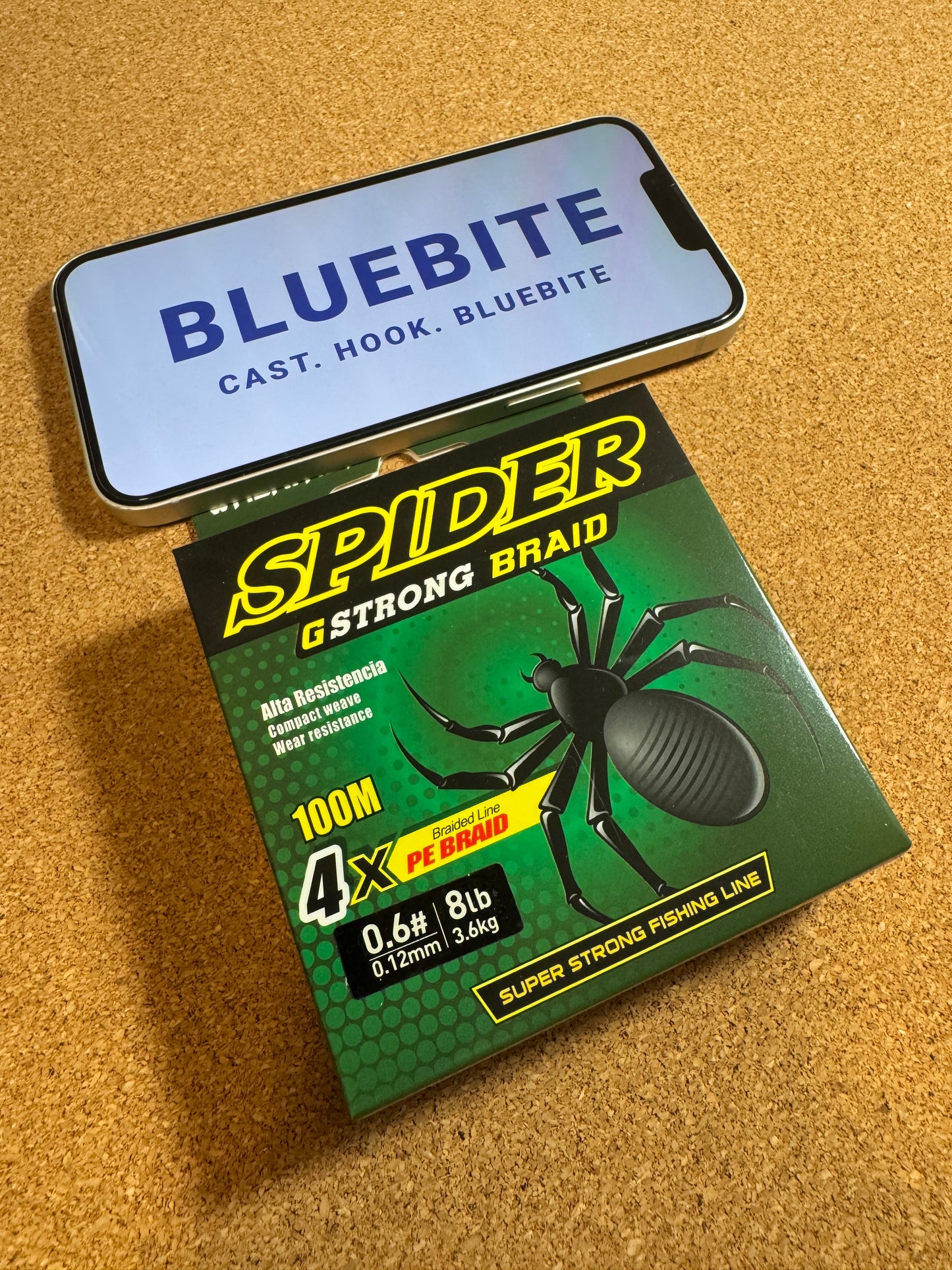 • 100m x4 braided PE fishing line – Bluebite
• Green PE fishing line for spinning reel
• High strength fishing line for bream, tailor, flathead