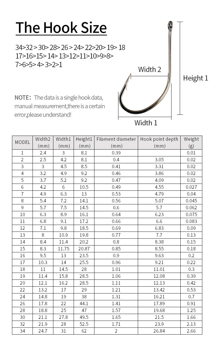 Maruseigo-style fishing hooks 10pcs/bag