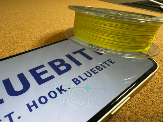 	•	100m x4 braided PE fishing line – Bluebite
	•	Green PE fishing line for spinning reel
	•	High strength fishing line for bream, tailor, flathead