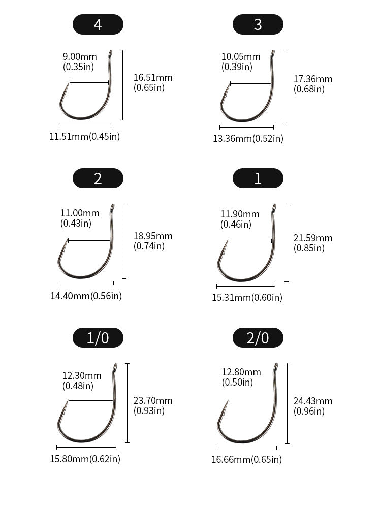 Wacky Hook 10pcs/bag